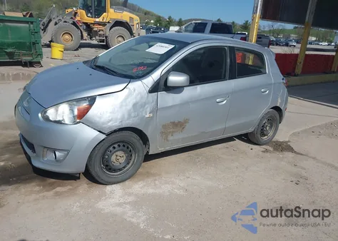 2015 Mitsubishi Mirage De/Rf из США, поврежденный, VIN ML32A3HJ3FH058492